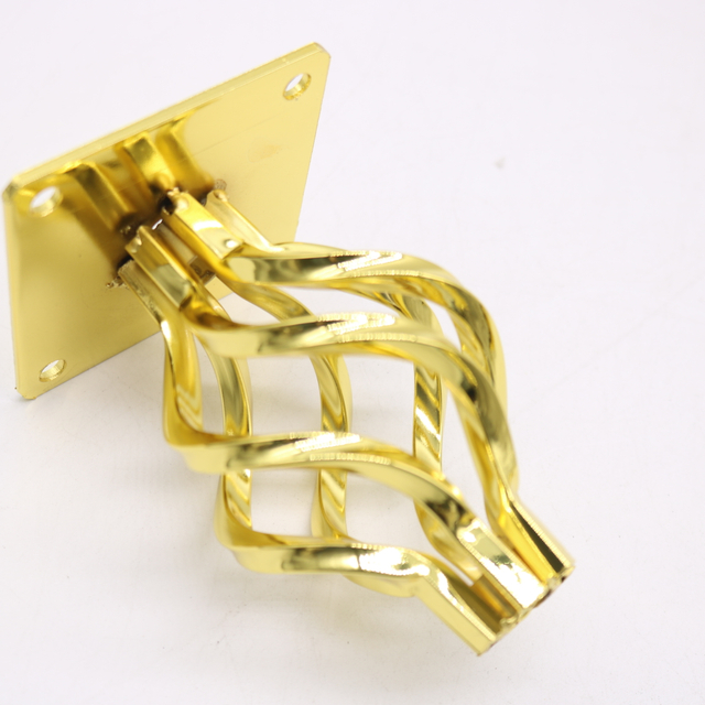 モダンなゴールドアクセサリーベッド脚金属テーブルフィート家庭用家具脚